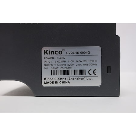 Kinco 110V-AC 0-300HZ 220V-AC 0.4KW AC VFD DRIVE CV20-1S-0004G
